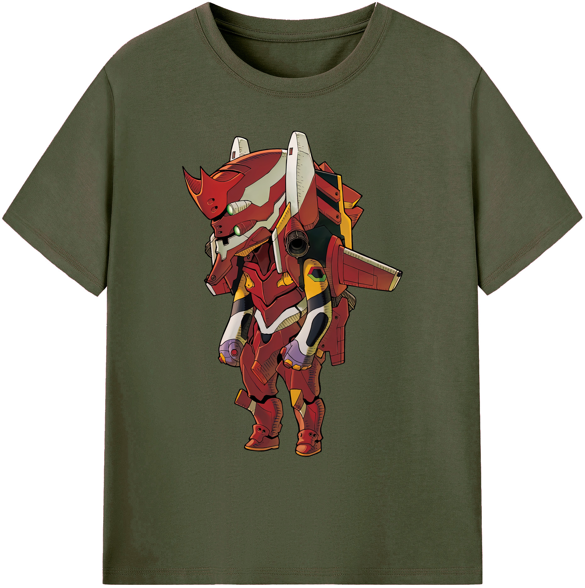 （画像用） EVA 新世紀エヴァンゲリオン 綿100％ メンズ半袖Tシャツ｜肌触りやわらか＆通気性